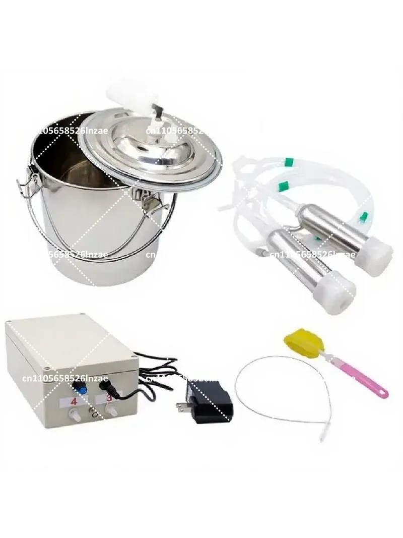 Portable Rechargeable Milking Machine Automatic Adjustable Pulse for Goat Sheep Cow Farm Use