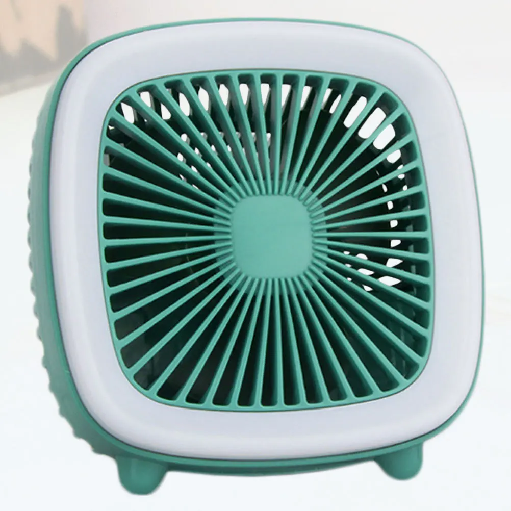 1Pcs USB Portable Mini Fan Multifunctional 2-in-1 Desk Fan and LED Table Lamp with Night Light for Office Home