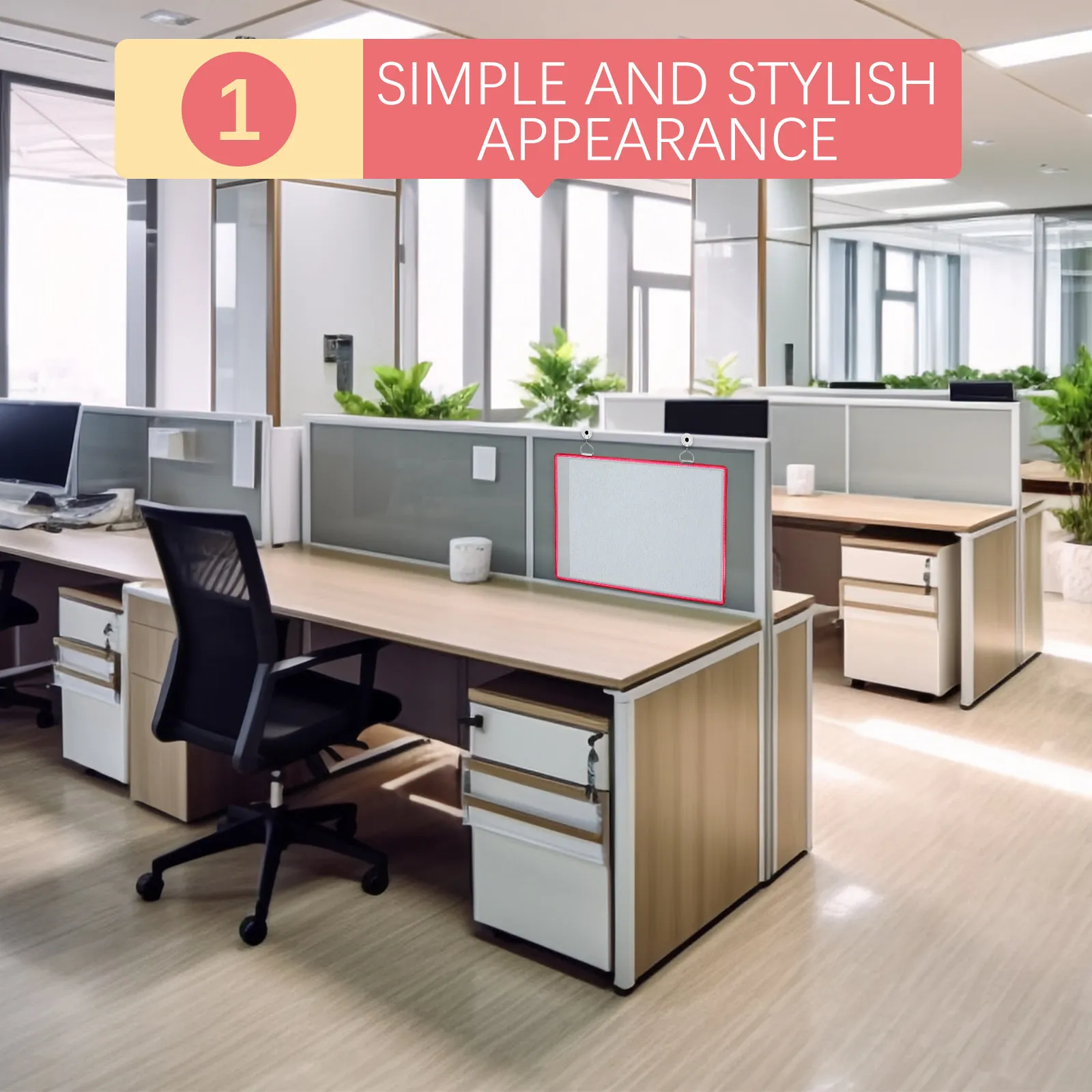 

2 шт. прозрачных папок-конвертов для документов, экономящих место на рабочем столе