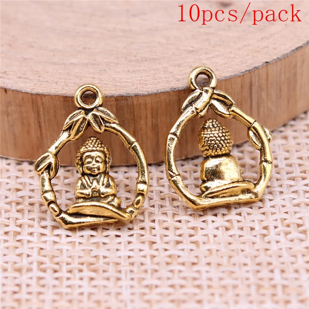 Buddha Charms For Jewelry Making DIY Pendants For Gift Bulk