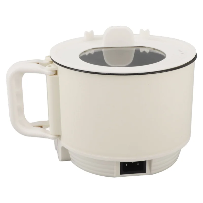 Electric Hot Pot 1.8L 600W 2 Gear Portable Non Stick Mini Multifunctional Cooker With Handle For Pasta Soup Steak Egg Oatmeal