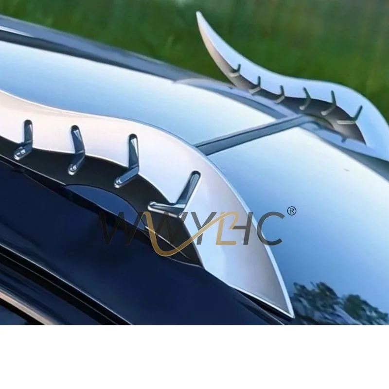 Suitable for Car Outer Dragon Angle Decoration Arc Light Speed Type Around The Flow Fin Car General Creative Car  Accessories
