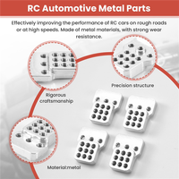 AP-4Pcs RC Car Metal Shock Tower Bracket Kits Shock Sbsorbers Extension Seatfor 1/16 WPL C-14/C-14K/C-24/C-24K Truck Off Road Ca
