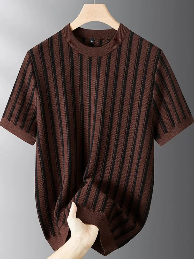 

Sli Casual round Ne ort Sve Knitted Sweater for Men Trendy Personali Large Size Comfortable Breathable