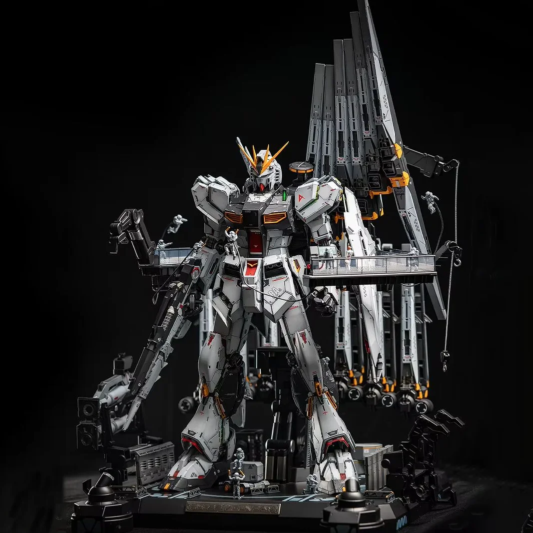 【IN STOCK】1/60 PG RX-93 V METAL STRUCTURE Demolition Craftsman Nu Equipped With Floating Cannon Assembly Model Collect Toys