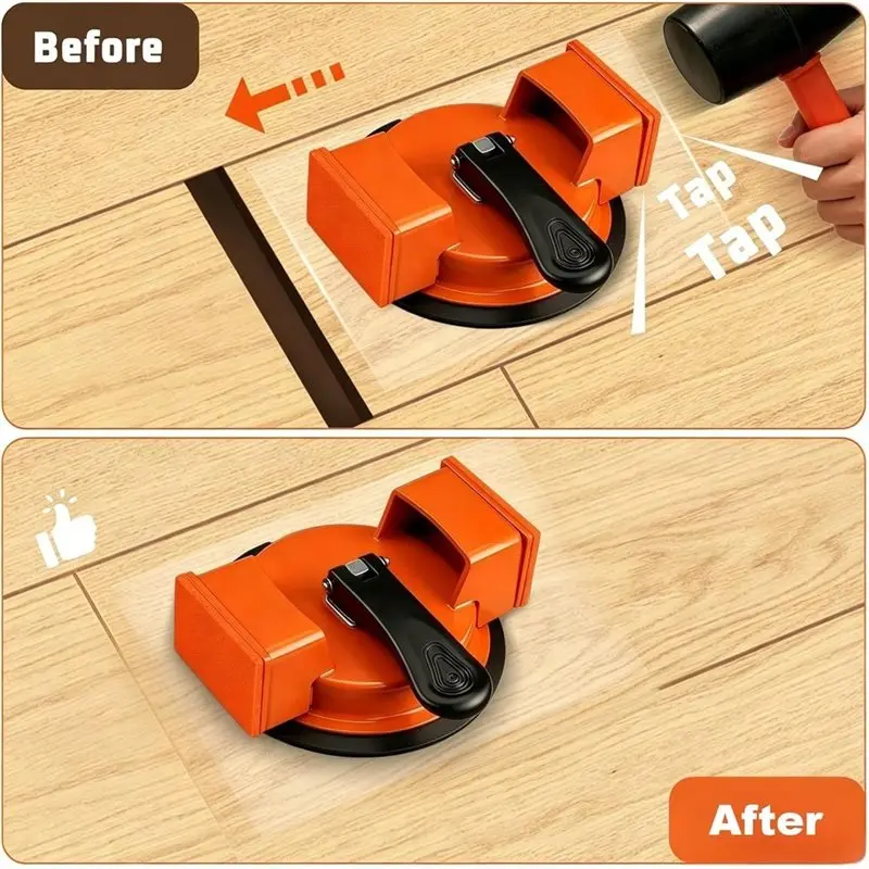[SuperX&KND]Floorgap Repair Tool,Heavy Duty Floorgap Fixer Suction Cup Tool Enhanced Suction Cup Slot Cutter, For Laminate Floor