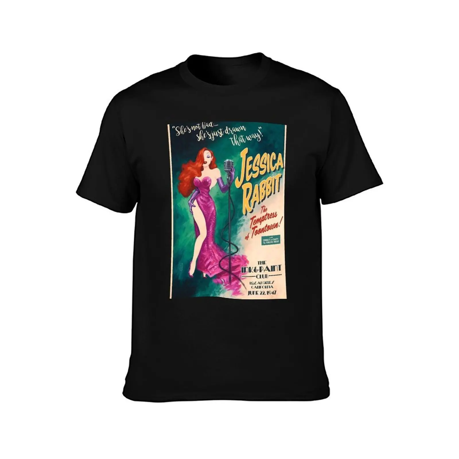 Who Framed Roger Rabbit T-Shirt, Summer Casual Cotton Tee, Oversized Streetwear Tops, Vintage Graphic Print, Unisex Men Women