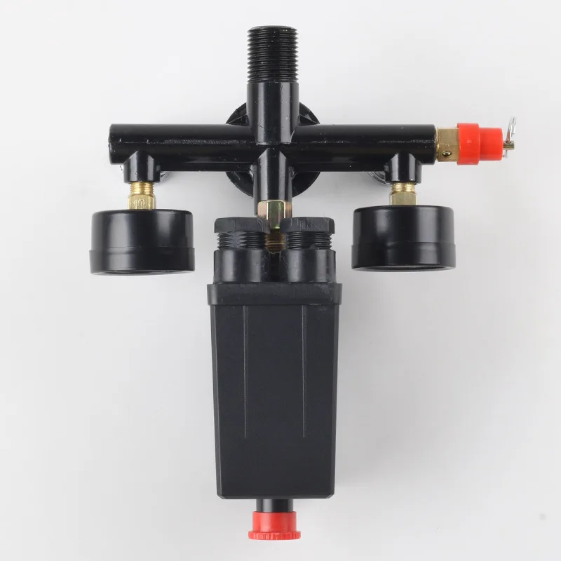 Air Compressor Automatic Air Pressure Pressure Switch Bama Bracket Assembly with Switch Japanese Quick Connector Valve