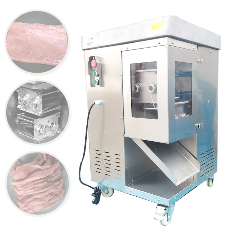 

2200W Meat Slicer Commercial Electric Automatic Fresh Meat Shredded Machine For Sale