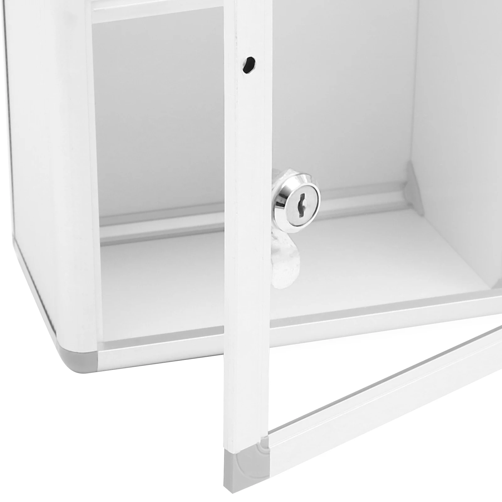 

Wall-Mounted Medicine Box Aluminum Alloy Lockable First Aid Storage Container Portable Medicine Case Aluminum Case