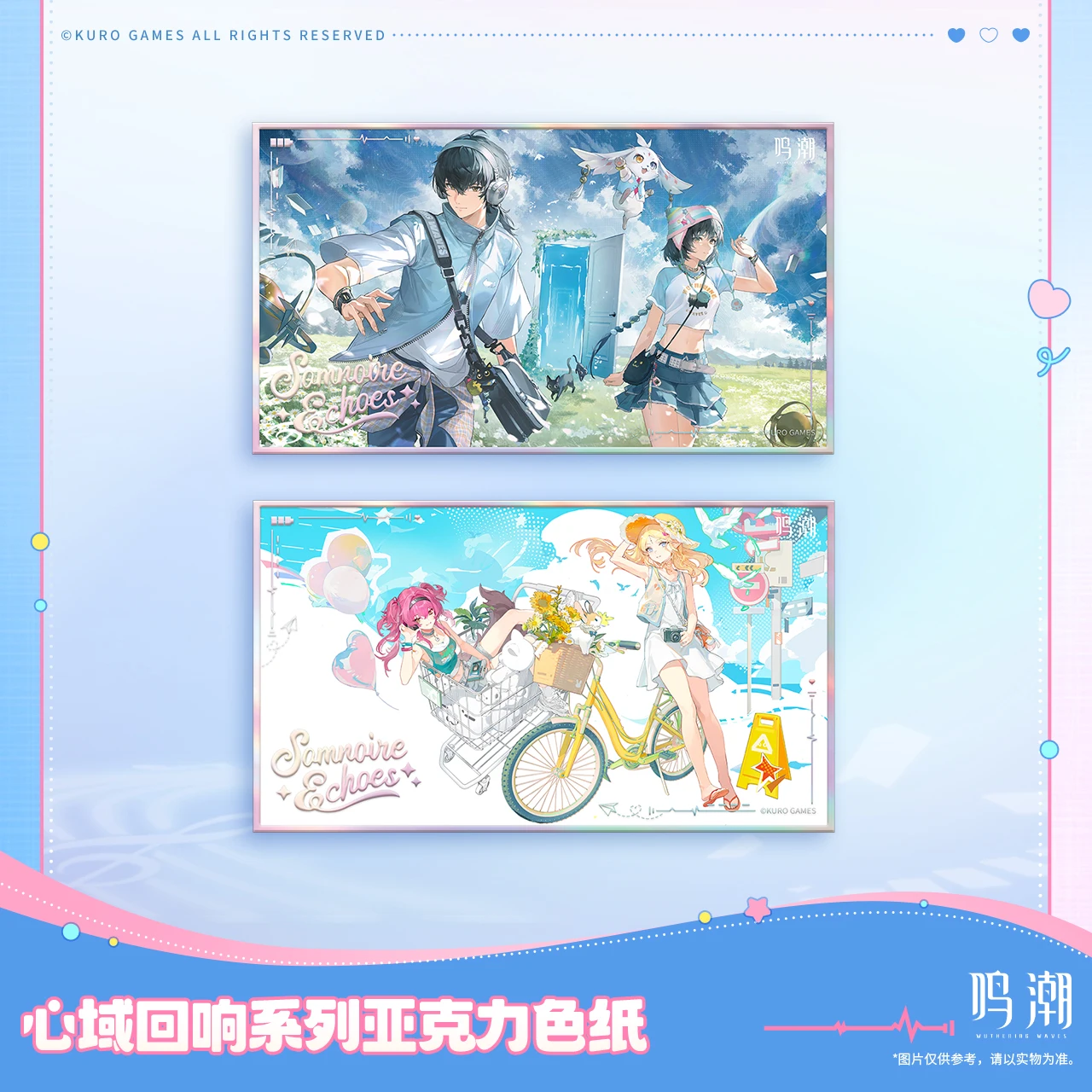 

[Official Merchandise] in Stock Game Wuthering Waves KUROFEST 2025 Rover ヒョウハクシャ Cartethyia Lupa ルパ 루파 Acrylic Shikishi