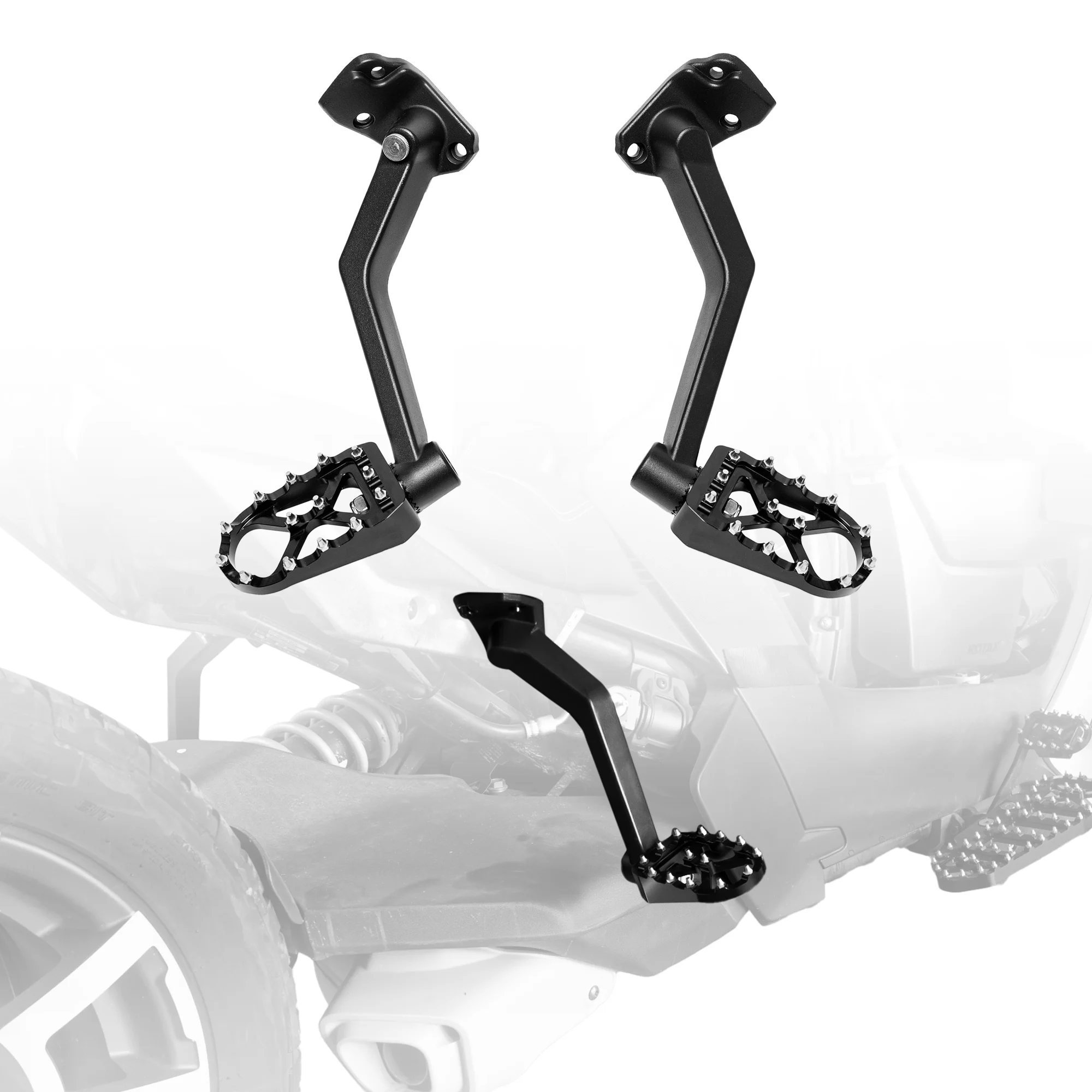 

Motorcycle Passenger Footpeg Aluminium High Quality Floorboard for Can-Am Ryker 600 900 Sport Rally Edition MAX Mount All Model