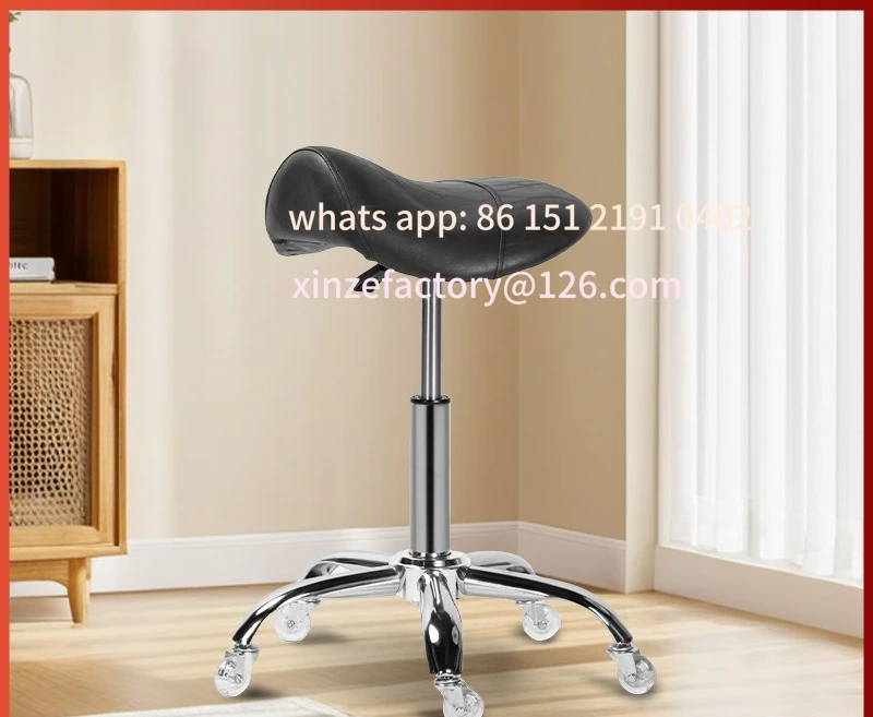 

Customizable Metal Salon Barber Shop Hair Salon Hair Cutting Chair Nail Art Chair Wholesale Rotatable Barber Chair