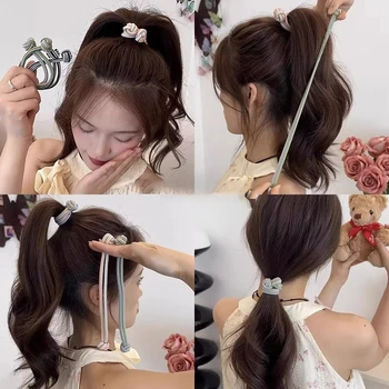 Korean Style Knotted Ponytail Hair Ties (1/5 Pack) 3