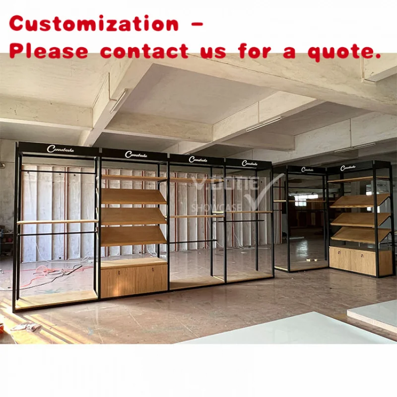 

custom.Mobile Shop Clothing Store Display Rack Shopping Mall Use Premium Showcases