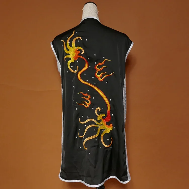 Custom Tailored Kung Fu Long Fist and Tai Chi Martial Arts Uniform for Competition Embroidered Dragon Claw Clothes