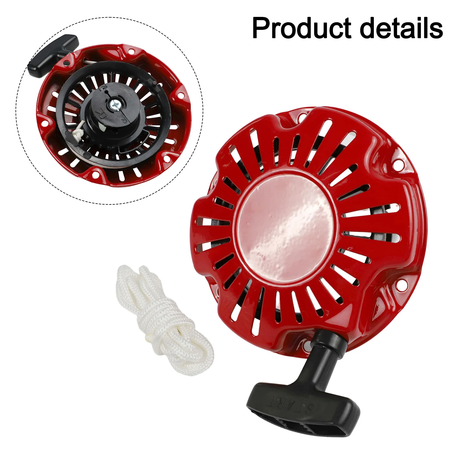 Efficient Hand Pull Disk Starter for GX100 Series Engines Including For 28400Z0DV02ZA and For 28400Z0DV03Z Models