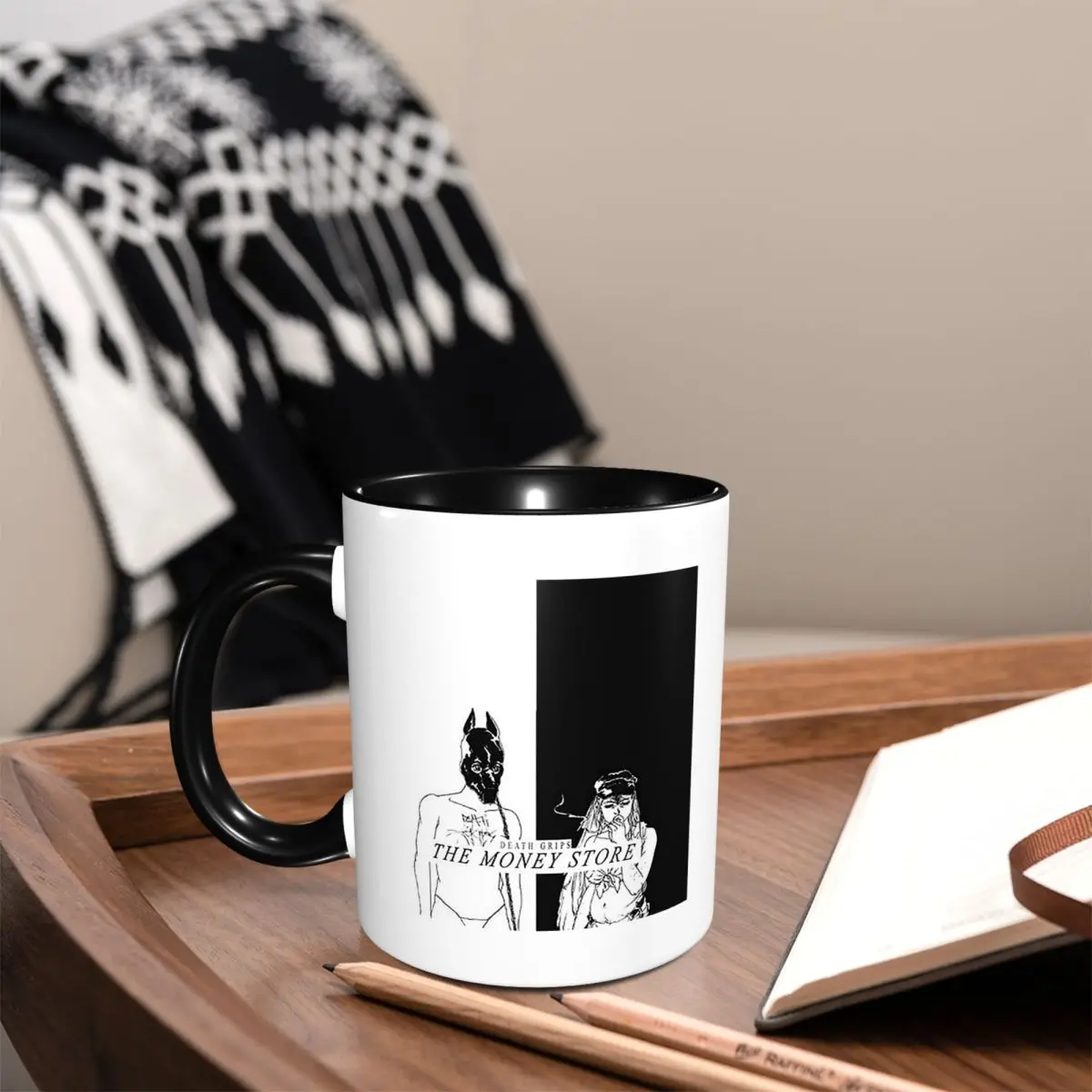 Death Grips - The Money Store Mug Funny Ceramic Coffee Cups Tea Mugs Milk Cup Drinkware Gift for Friends