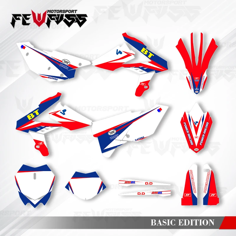 

Fewfuss Graphics Decals Stickers Motorcycle Background Custom For 2013 2014 2015 2016 2017 BETA RR 001