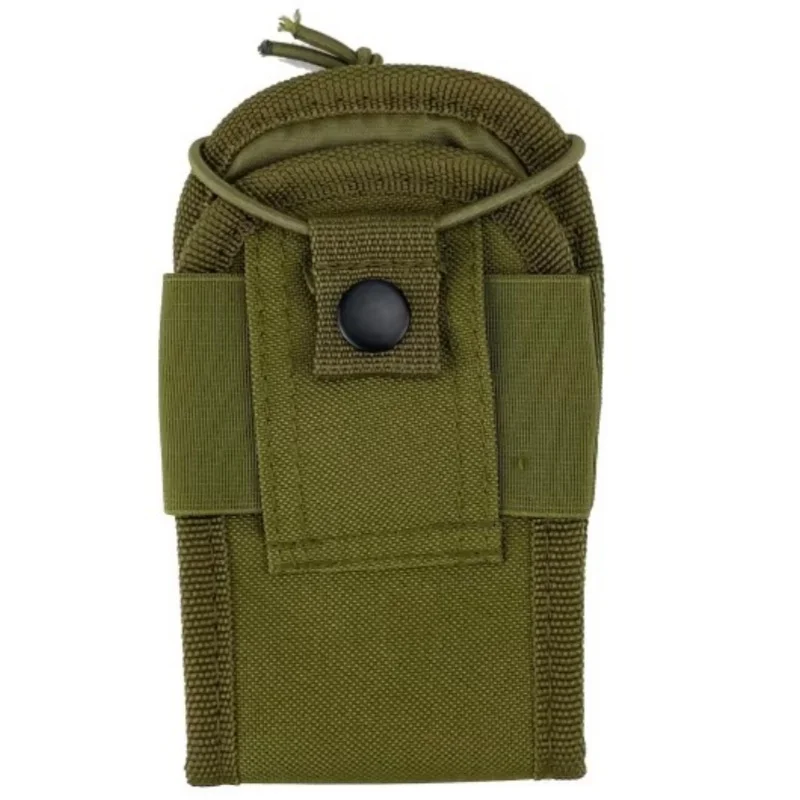 

S412 Тактический чехол Molle Green Camo Walkie Talkie, чехол для радиодержателя для общественного ремня, охотничья и сумка для внутренней связи Global Range