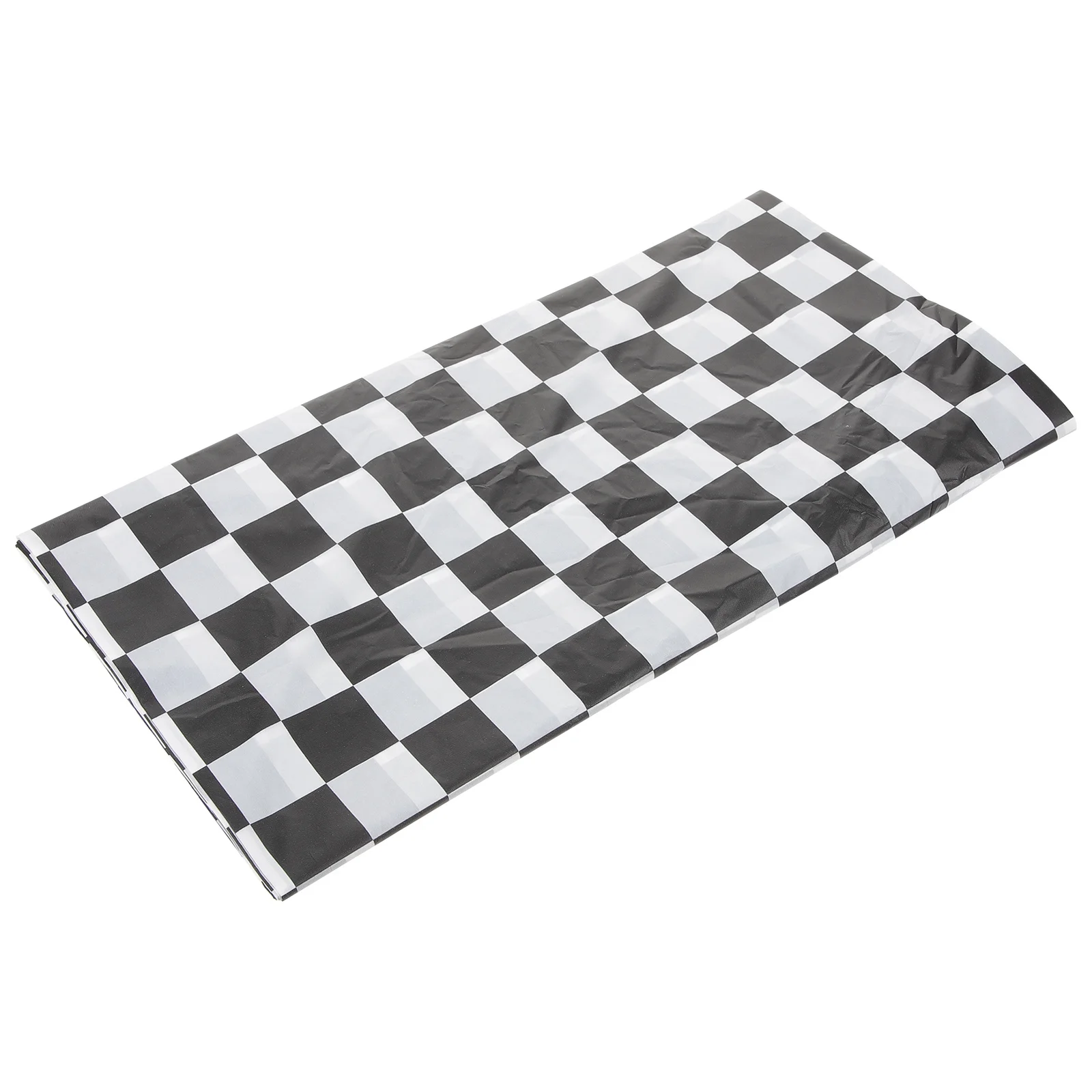 Black White Grid Pattern Waterproof Table Cover Oil Proof Stain Resistant Tablecloth Waterproof Table Cover