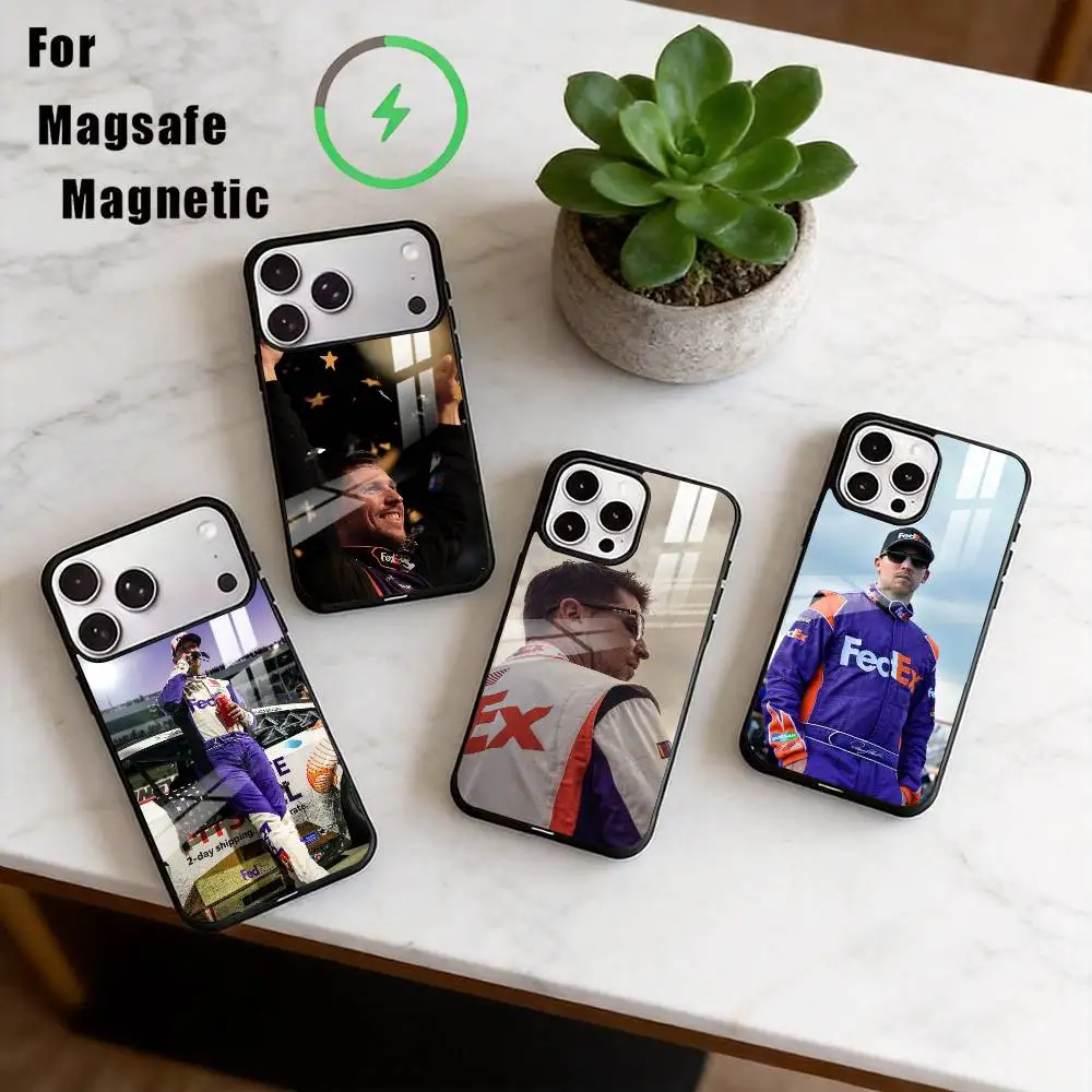 

D-Denny Hamlin Phone Case For iPhone17,16,15,14,13,12,11 Plus,Pro Magnetic with Magsafe Wireless Charging