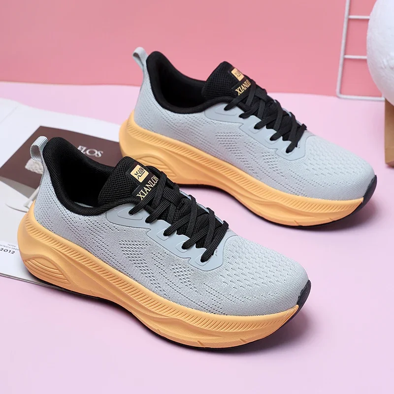 Women Breathable Casual Sneakers Running Shoes Lightweight Gym Outdoor Sport Comfortable Race Non-Slip Fashion Sneakers Women