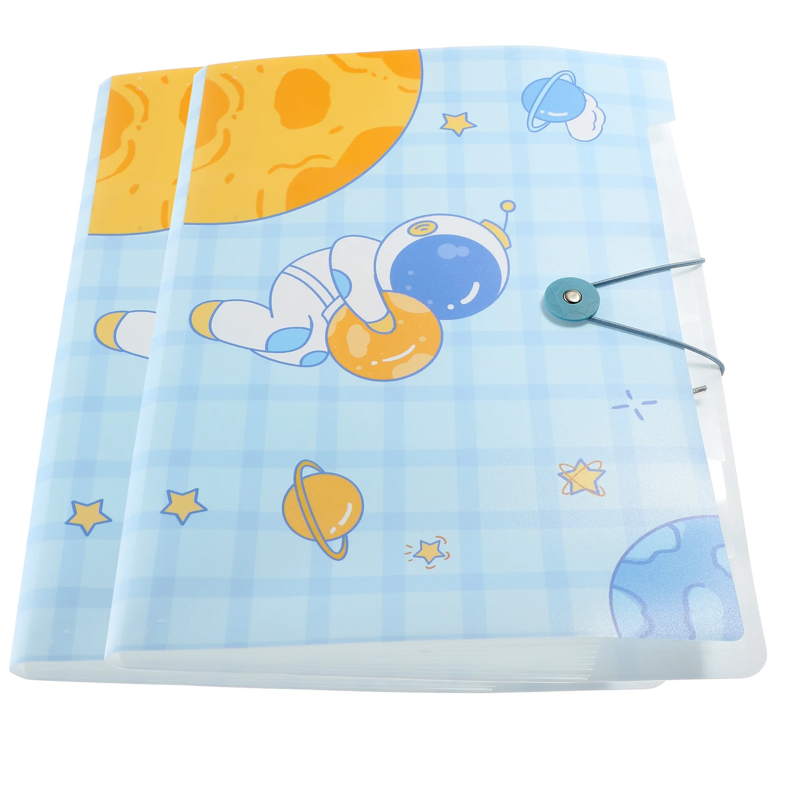 2 Pcs File Holder Organizer Folder Data Bag Plastic Accordion Expandable Folders Small Manager