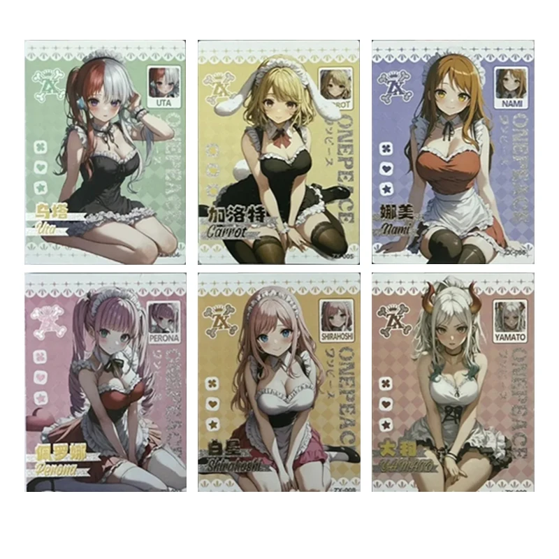 Japanese Anime Goddess Story Uta Shirahoshi Vinsmoke Reiju Carrot Collectible Cards Christmas Birthday Gift Children's Toys