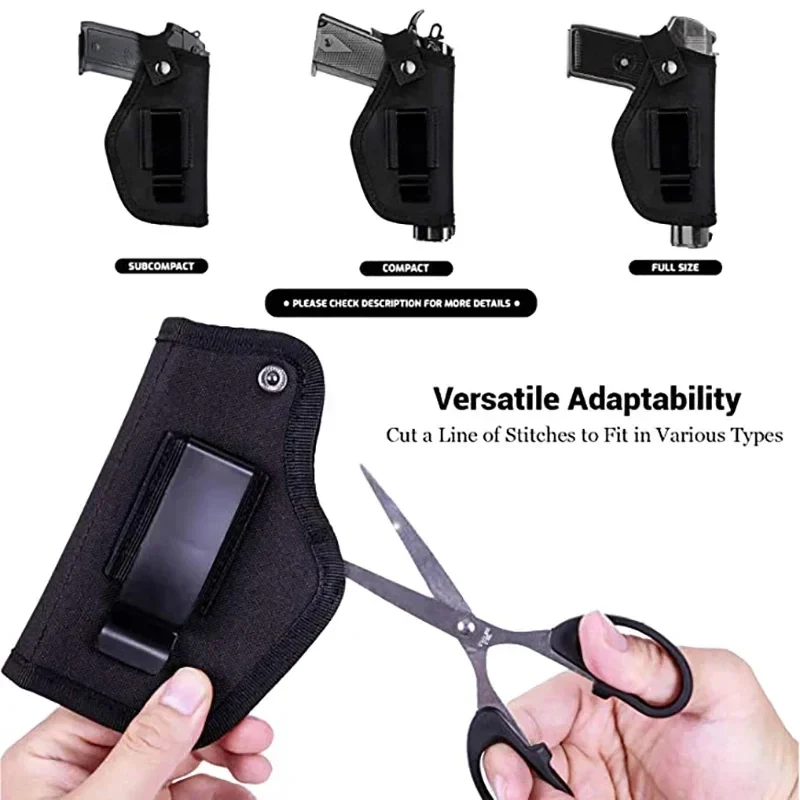 9mm Holsters Gun Holster for Men Women Universal Airsoft Pistols Right/Left Hand IWB/OWB Invisible Quick Draw Waist Holster Gloc
