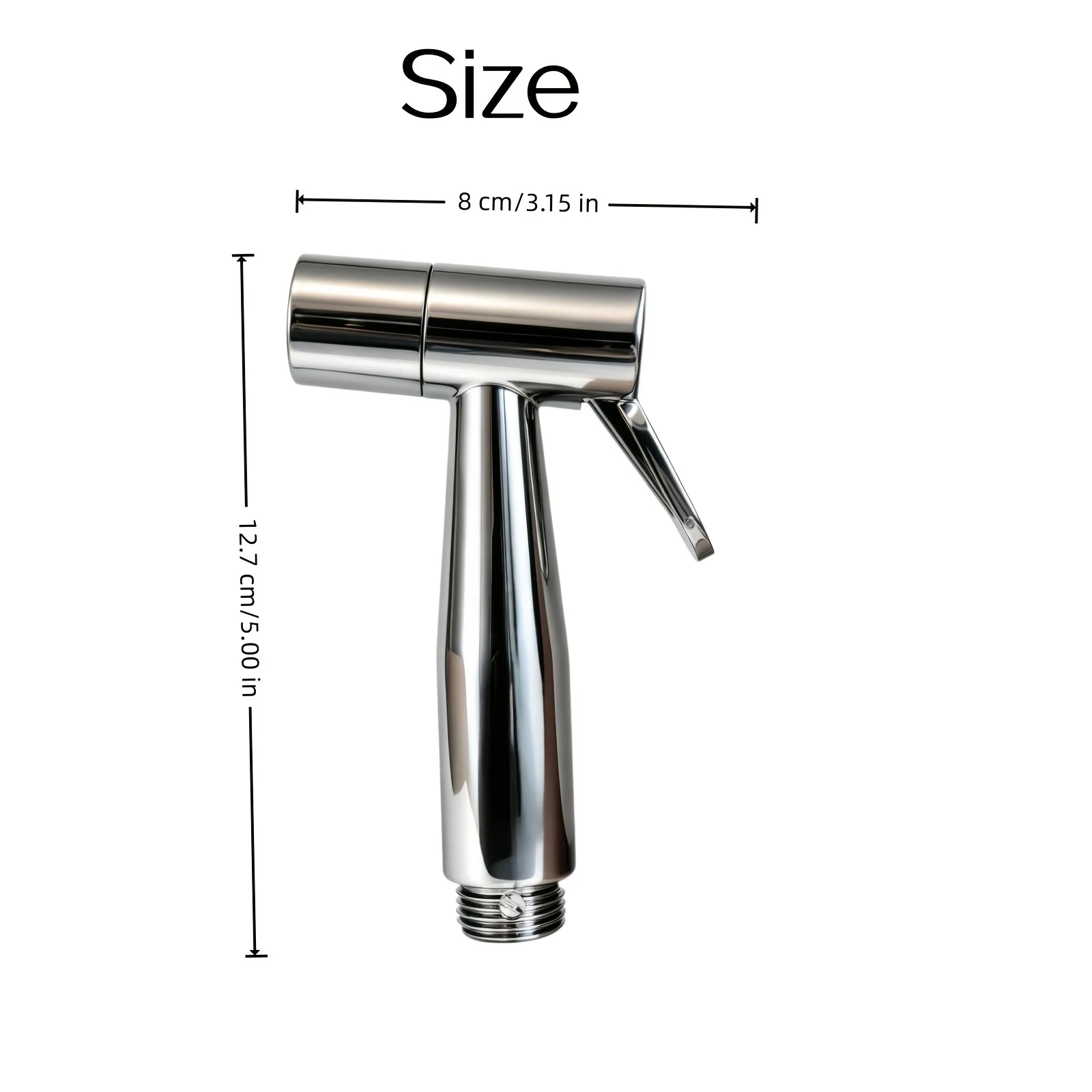 Bathroom Handheld Bidet Toilet Spray Gun Wall Mounted Drill Free No Drilling Easy Install Durable Plastic Fit Home Bath Kitchen