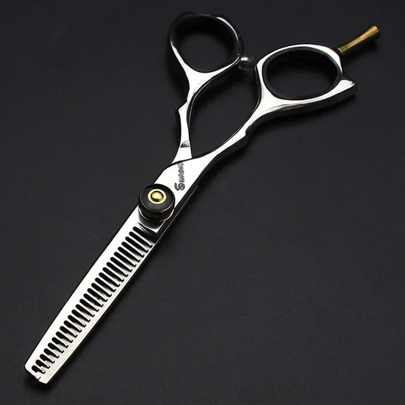 Left hand 5.5-inch 6-inch hair clipper set, hairstylist specific flat scissors, thin tooth clippers, hair clipper set.