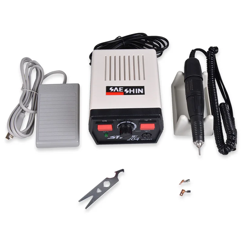 

nail drill supplier micro motor handpiece 35000rpm strong 204 electric nail drill file machine manicure drill