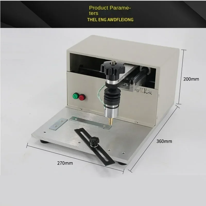 New 220VElectric Marking Machine Nameplate Aluminum Sign Stainless Steel Metal Small Printing Code Lettering Pneumatic Marking M