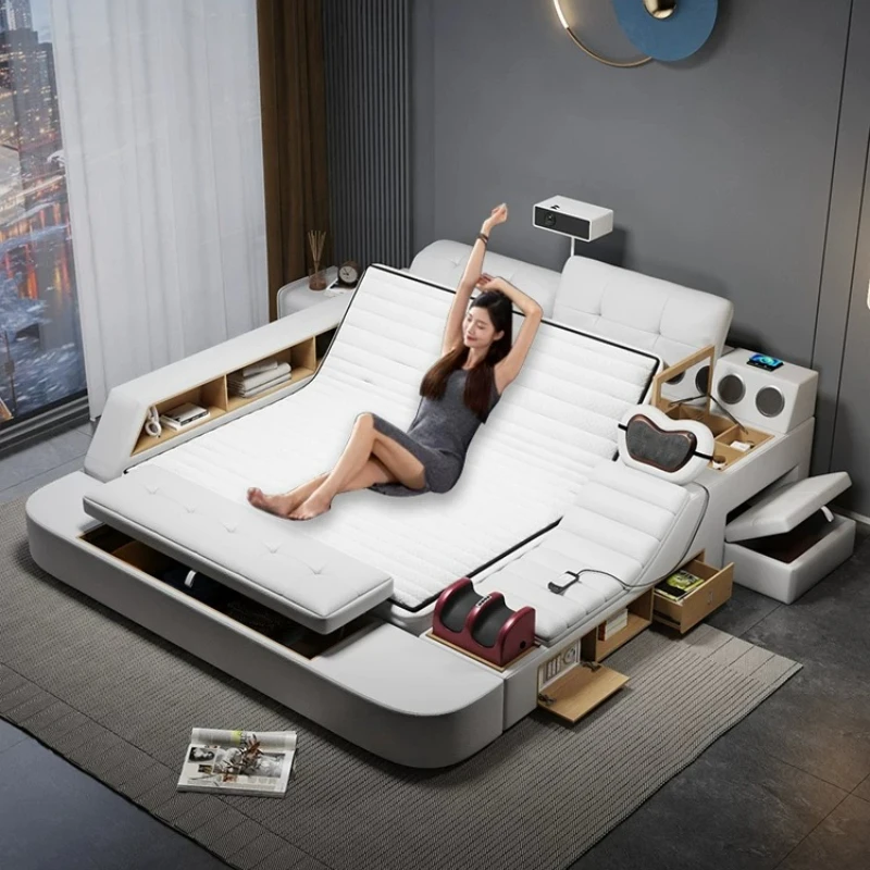 With Drawers Daybed Bed Clearance Italian Dressers Luxury Bed Seating Frame Muebles Para Dormitorio Bedroom Suite Furniture