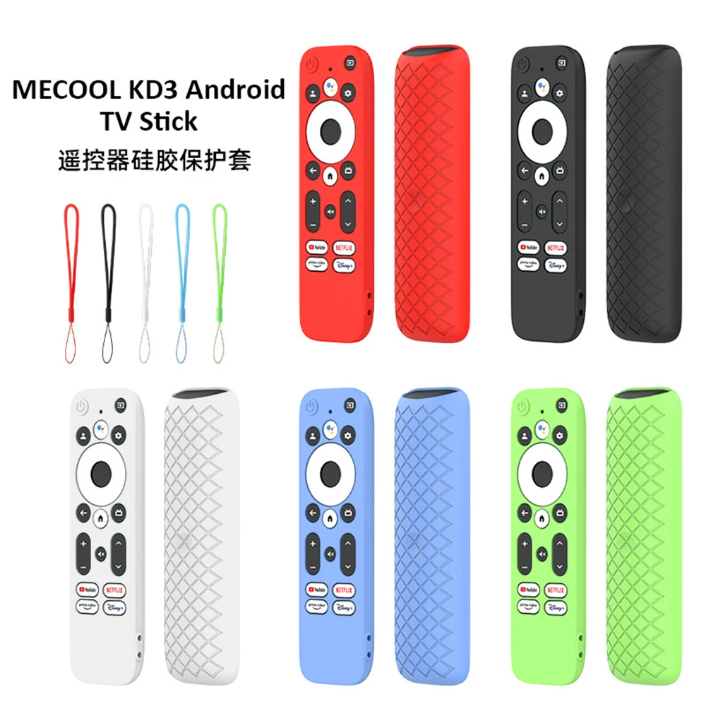 

Shockproof Remote Control Glowing Skin Protective Cover for MECOOL KD3 Android Stick Pouch