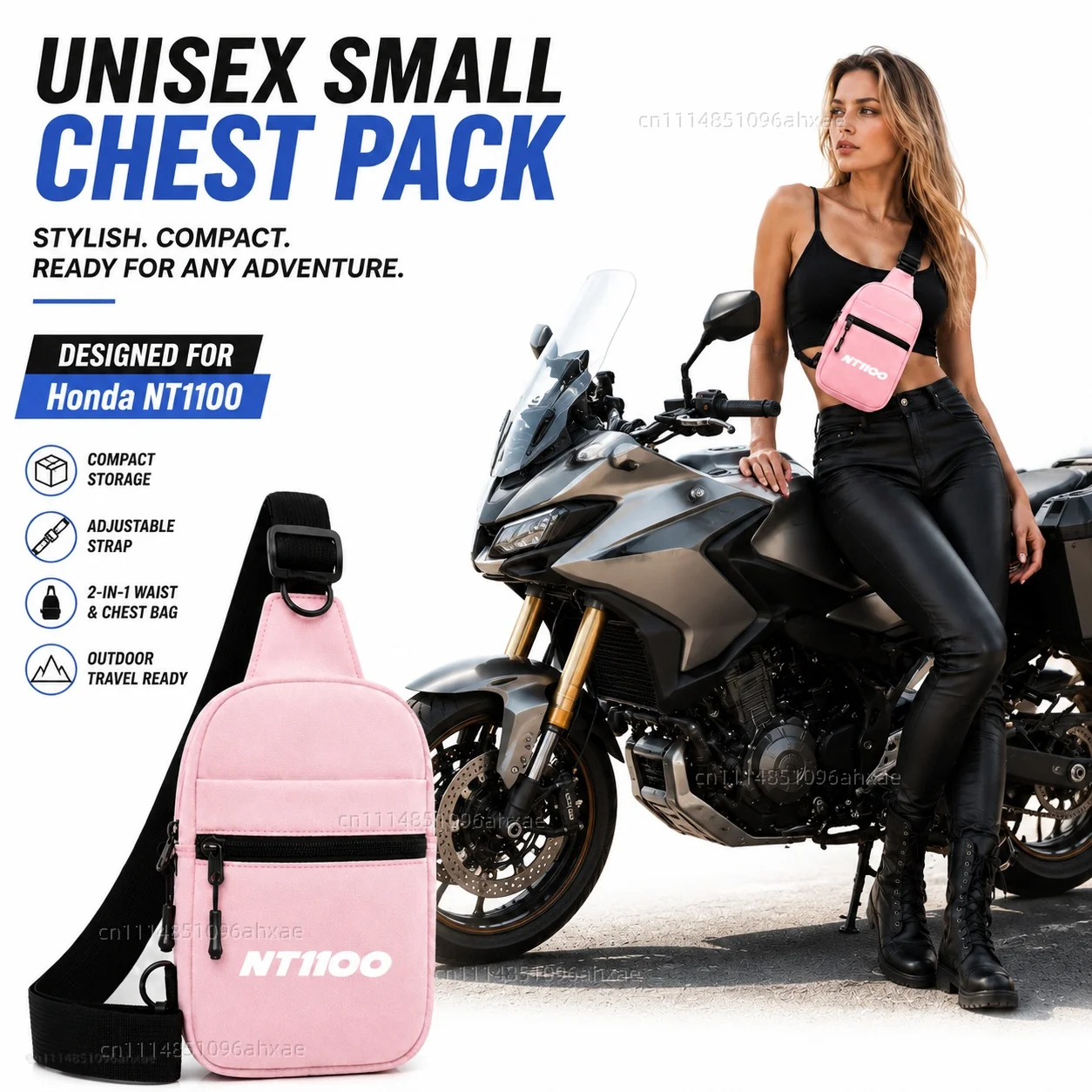 Motorcycle 2In1 Multi-functional Waist Bag Chest Bag Outdoor Travel Bag Phone Pouch For Honda NT1100 CB1100X NT 1100 CB 1100 X