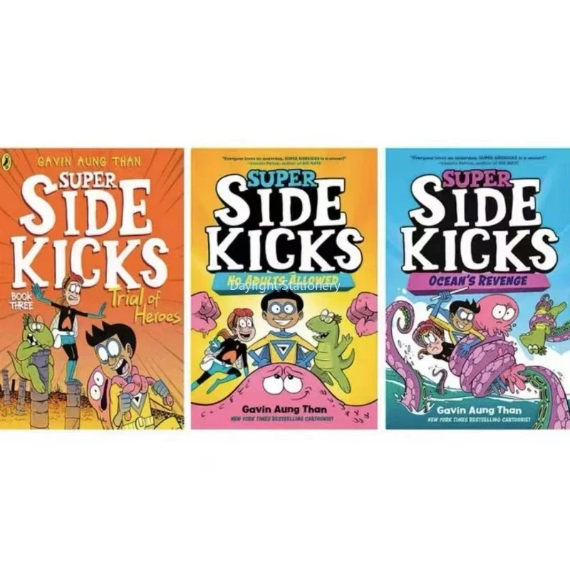 Super Sidekicks Series 1-3: English Full-color Comics featuring Superheroes and Villains