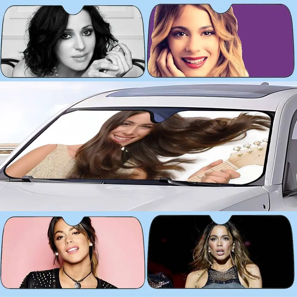 

Actress T-Tini S-Stoessel Car Sunshade Curtains Sunshade Car Window Windscreen Cover Sun Shade Auto Sun Visor Car-covers