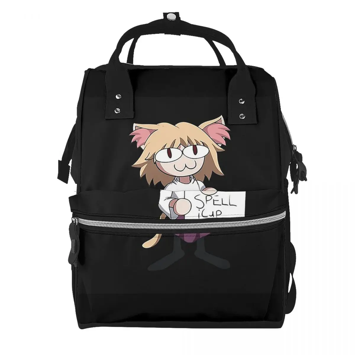 Smoking Neco Arc Student Backpack School Bag Hiking Travel Daypack for Men Women Bookbag Shoulder Bags