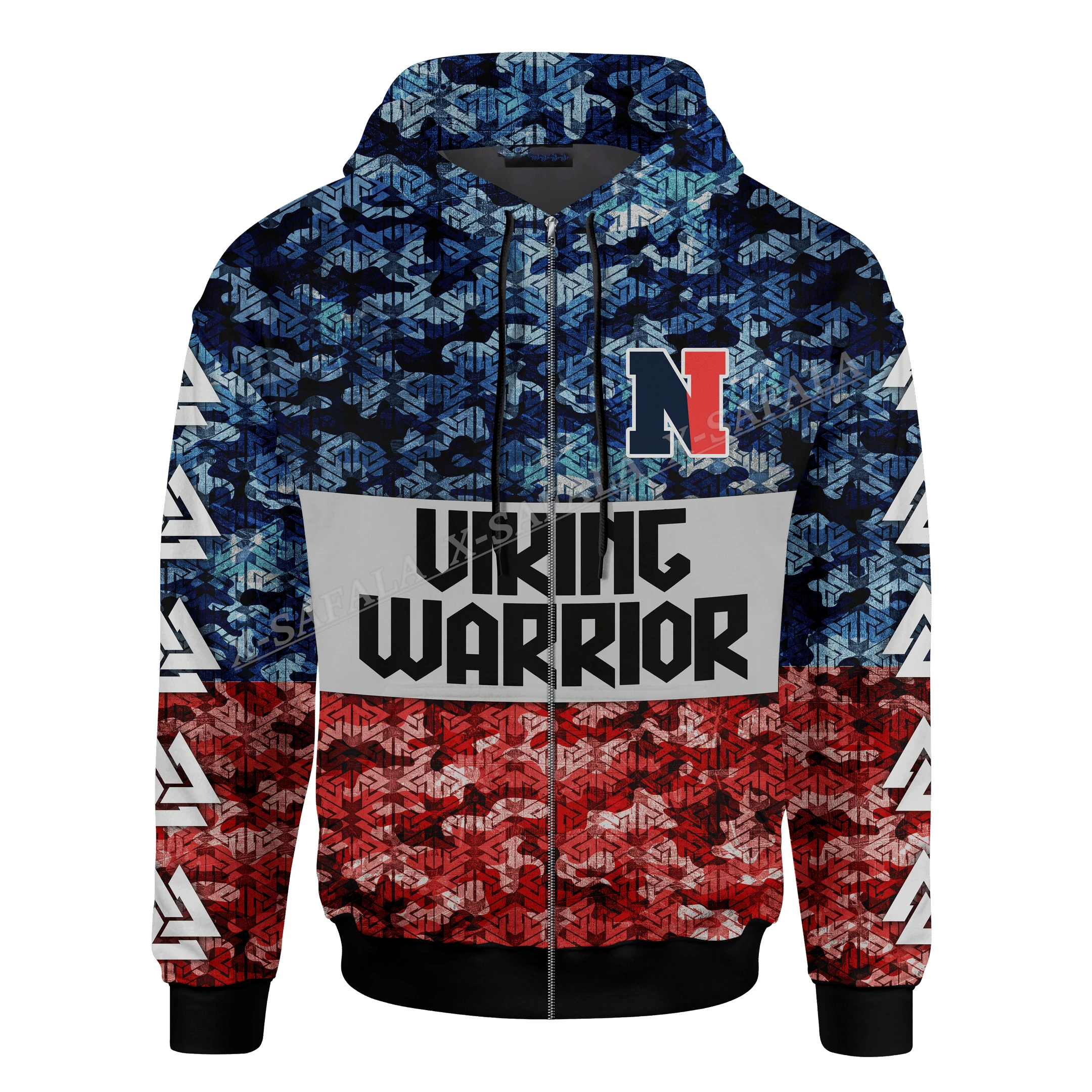 Warrior Custom Tattoo Pattern 3D  Printed Hoodie Men Pullover Sweatshirt Jersey  Jumper High Quality BREATHABLE