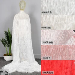 Yarn See-through Fabrics Dresses Bustier Dresses Feather Whiskers Clothing Designer Fabrics