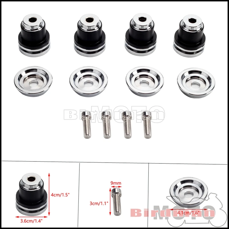 

Motorcycle Accessories Fast Release Docking Hardware Sissy Bar Backrest Mounting Screw Kit For Indian Scout Bobber 2015-2020