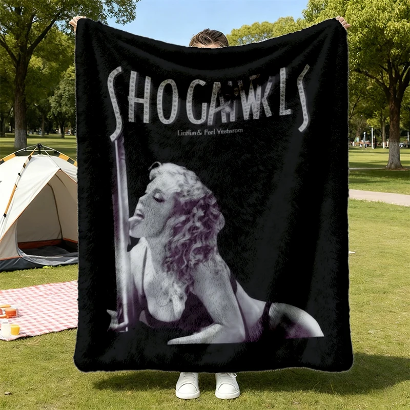Showgirls Movie, RARE French Poster, VERSAYCE! WORK It! Nomi, Showgirls Flannel Blanket, Stripper, Feathers, Elizabeth