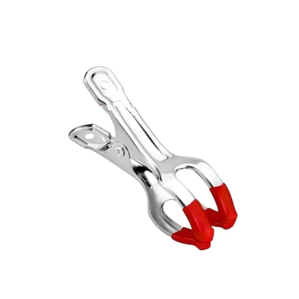 5/6PCS Portable Metal Massage Clip Rubber Tip V Shape Hand Clamp Hand Operate Point Press Acupoint Tool Leg Relief