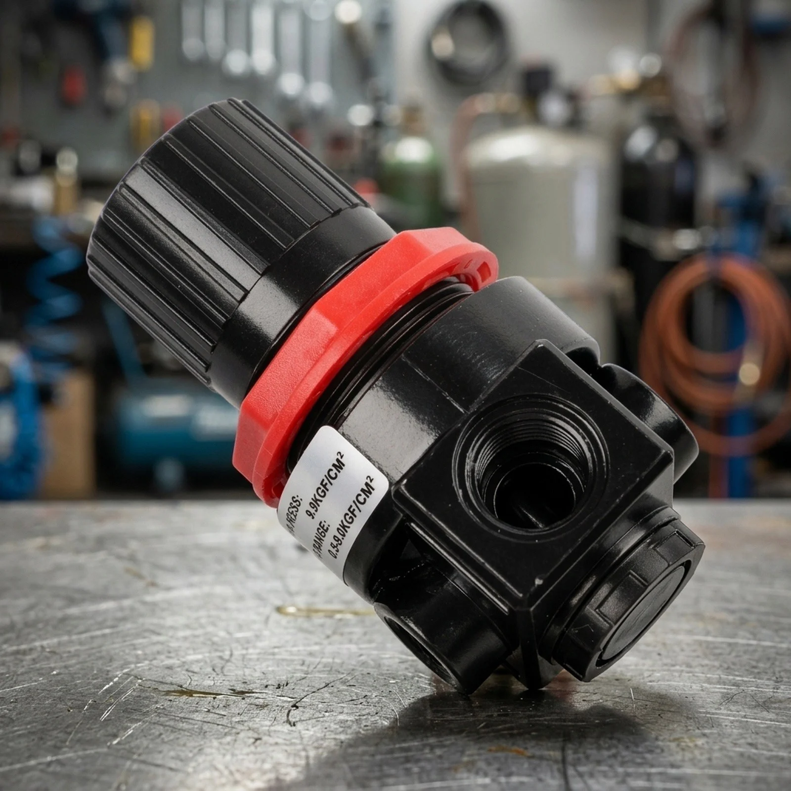 Air Pressure Regulator 73.8*40 Mm Compressor Relief Valve G1 4 Mouth Diameter Easy Installation Home Compressor Use