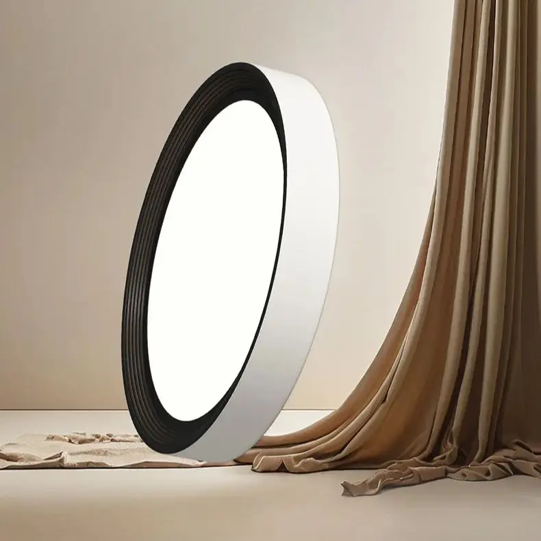 Plafonnier LED Simple pour chambre à coucher, balcon moderne, couleur noyer blanc, luminaire d'intérieur pour salon, maison