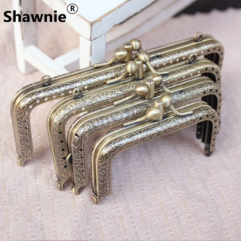 

5 PCS Double Purse Frames 8.5cm 10.5cm 12.5cm 15cm 18cm Bag Frame Metal Frame Coin Purse Frame For Purse Diy Frame Purse Making