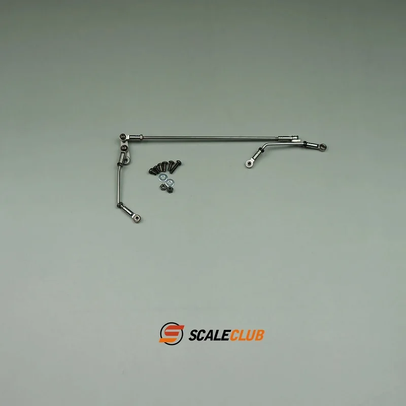 Scaleclub モデル 1/14 8X8 8X4 トラクター大型牽引トラックフロント 1 リア 3 リンケージステアリングロッドタミヤ Lesu スカニアマン