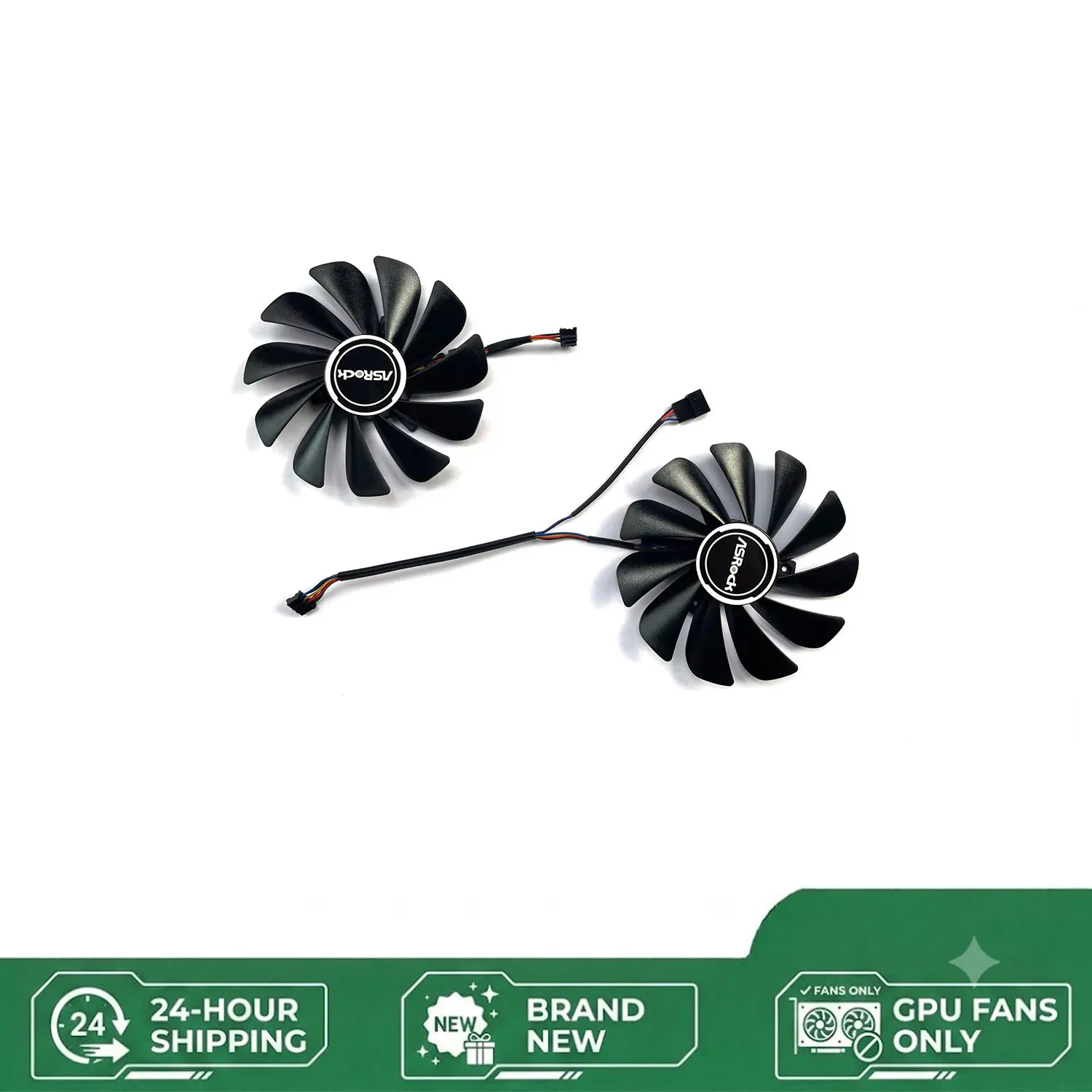 Brand new cooler fan for Asrock Radeon RX 5700 XT 5700XT graphics card CF1010U12S FDC10U12S9-C 95MM 4PIN view 4